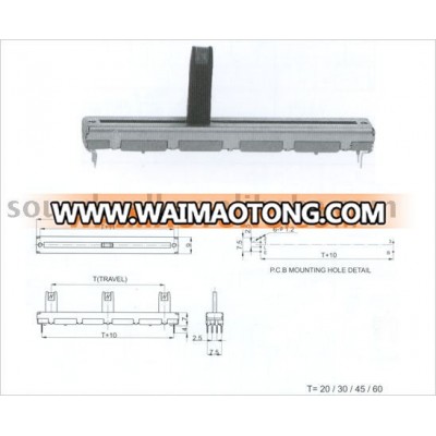 SAXX05NJAOX-HA1 potentiometer,slide potentiometer,potentiometers